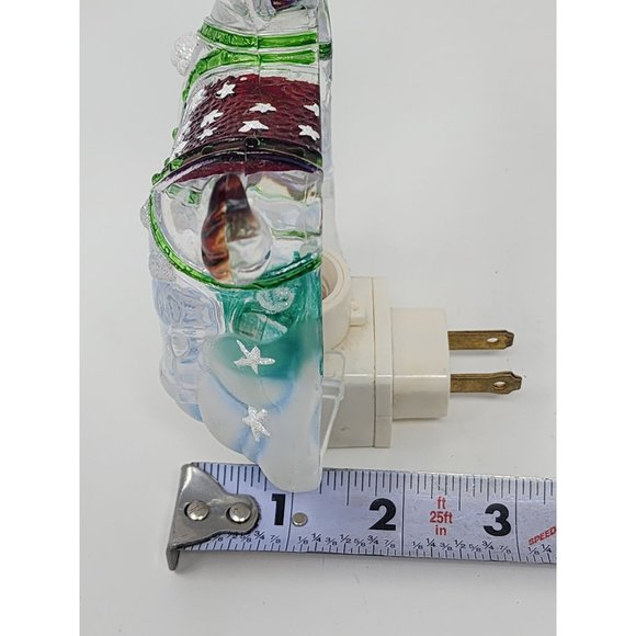 Plug In Reindeer Night‎ Light  Indoor Green Red Brown Blue And Clear - Picture 7 of 7